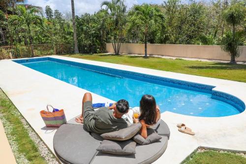 Puerto Aventuras Villa | Green Oasis private pool and cinema