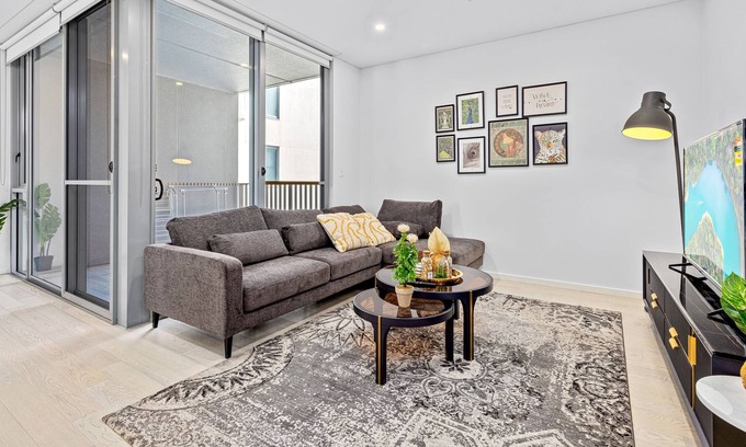 Zetland Apartamento | Green Square Sky Suite Spacious 3 Beds Apt Free Parking
