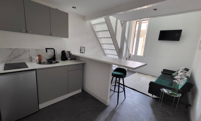 La Gare Apartamento | Greyen T2 Neuf Clim Netflix Cosy Centre Ville Gare