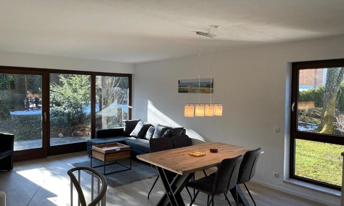 Marquartstein Apartamento | Großzügiges Domizil, 90qm, mit Terrasse, Garten, Infrarotkabine und Garage
