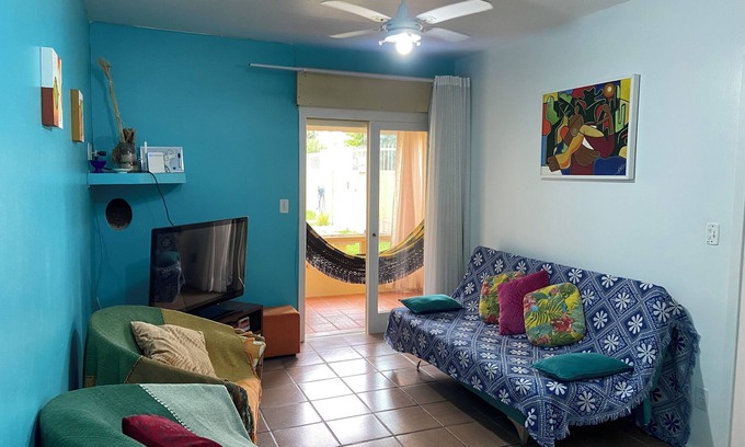 Capao da Canoa Apartamento | Ground floor apartment with garden view