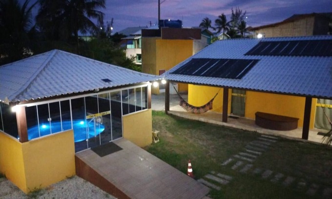 Barra Nova Apartamento | Ground floor suite with hammock and private balcony