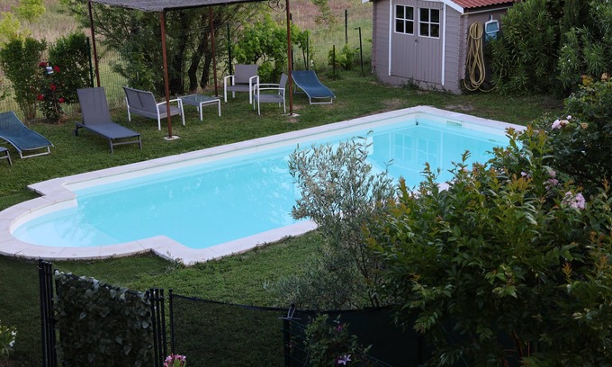Gargas Villa | Villa Jardín con piscina climatizada