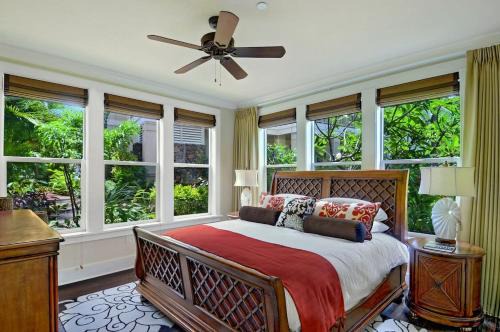 Poipu Villa | Ground Floor Poolside Villa Short Walk From Top Beach in Kauai With Great Pool