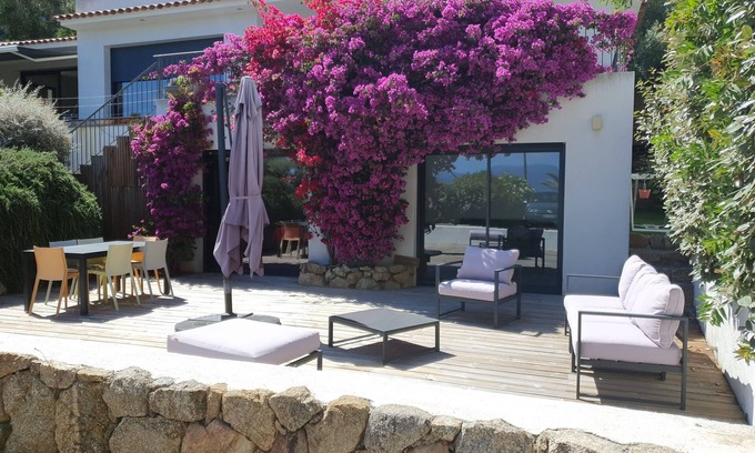 Porto Pollo Apartamento | Planta baja Villa 4-6 personas Porto-Pollo, con piscina.