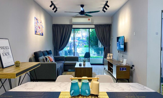 Kampung Kuala Pari Apartamento | Groundfloor Poolside Manhattan Ipoh Free Netflix&Carpark