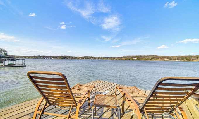 Grove Casa | Grove Lake House w/ Boat Dock & Outdoor Spots!