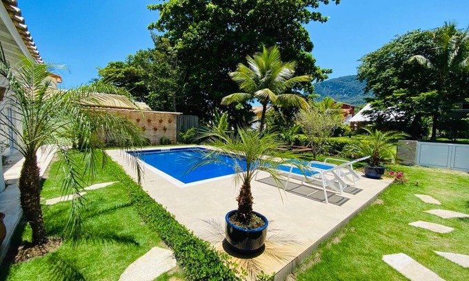 Guaeca Casa | Guaecá · Nova Alto Padrão - 4 suites, aire + piscina + espacio