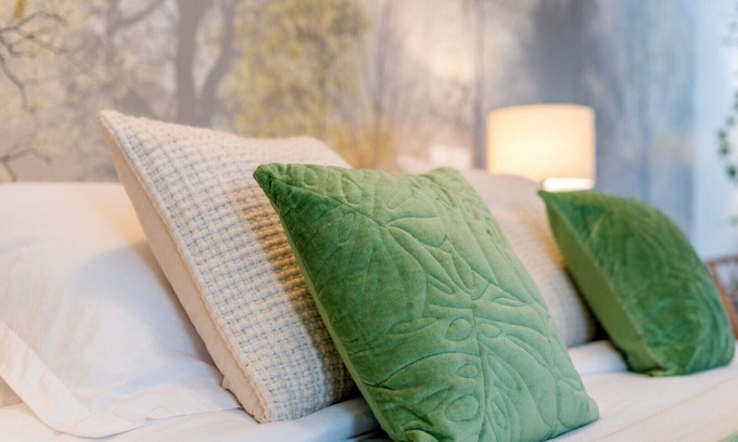 Saint-Pons Cama Y Desayuno | Guest Room 'Le Grenier' with Mountain View, Shared Pool and Wi-Fi