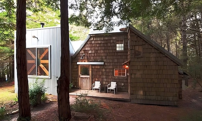Point Arena Cabaña | Guesthouse in Young Redwood Forest