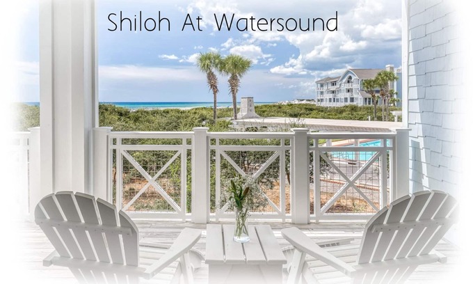 WaterSound Beach Condominio | GULF FRONT, PRIVATE BEACH, Pool, Beach Set Up included Mar-Oct!