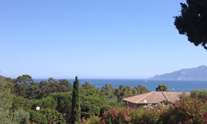 Saint-Florent Villa | Villa con vista al golfo cerca de la playa 8 personas