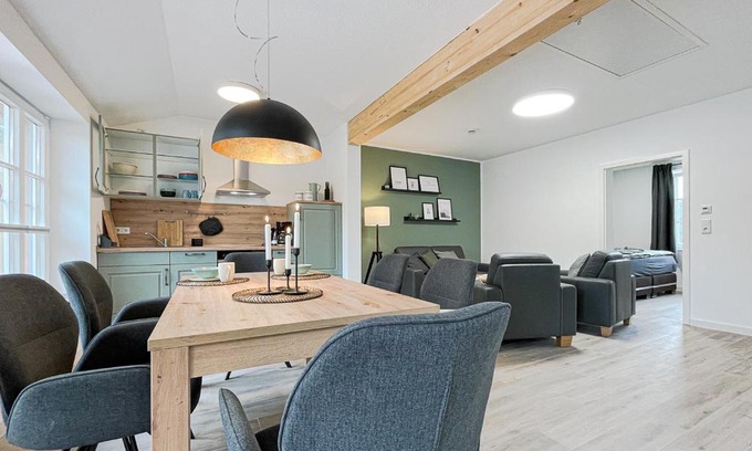 Butjadingen Apartamento | Gut Groß Fedderwarden, Ferienwohnung Mettje