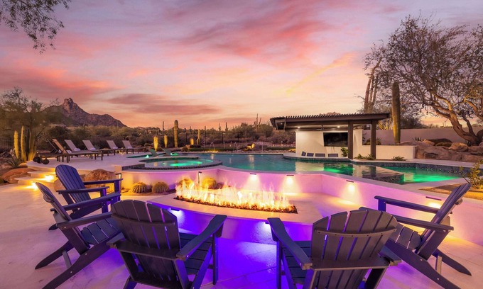 The Peak Casa | Hozho Estate at Pinnacle Peak: Pool, Games & Views