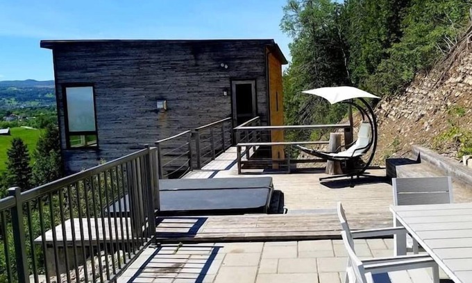 Baie-St-Paul Chalet De Esquí | Hôtel à la maison - Panache, spa et fleuve