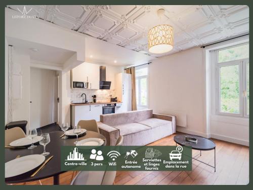 Guingamp Apartamento | Hôtel Lefort - Le Cocon Harmonieux
