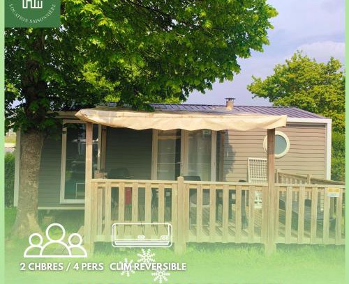 Houlgate Complejo | H147-Mobilhome cosy 2 chambres 4 personnes camping 5 étoiles