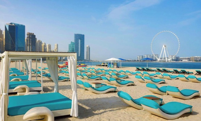 Sheikh Zayed Road Complejo | Habtoor Grand Resort Club Oceanfront Junior Suite