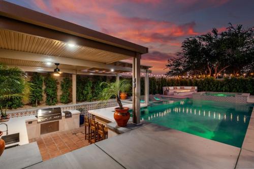 Indio Casa | Hacienda San Miguel Pool And Spa With Outdoor Kitchen