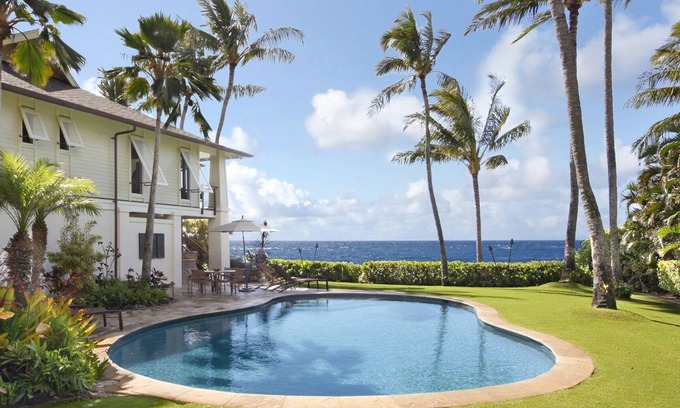 Poipu Casa | Hale A Kai: Poipu Luxury con piscina privada, aire acondicionado y frente al mar.
