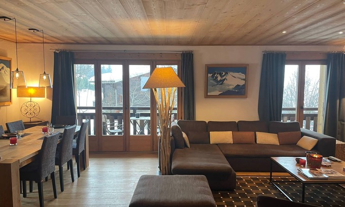 Le Planellet Apartamento | Half chalet of 150m2, ideally located, 400m from the center/ski, garage, SEASON/week