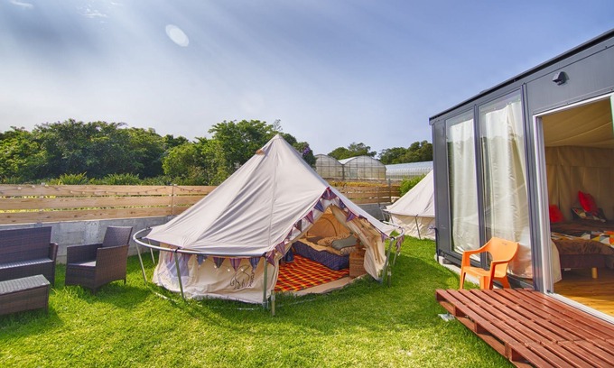 Wakugawa Alquiler De RV | Half Glamping Hoshioto