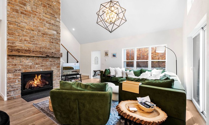 Gills Rock Casa | Halvø Home-Modern, Accessible, and Wooded Ellison Bay Retreat with Fireplace, BBQ and More!