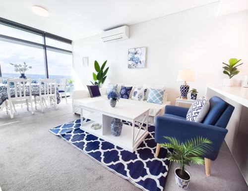 Sydney Olympic Park Apartamento | Hamptons Style 2BR & kid room w view in Olympic Park