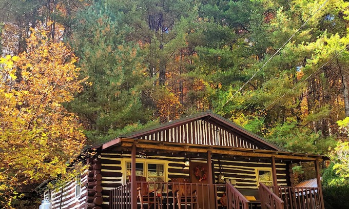 Spruce Pine Cabina | *This Weekend Discounted* Authentic Log Cabin