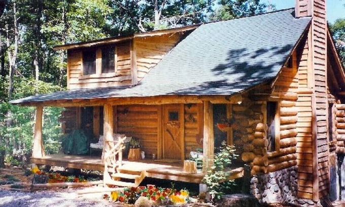 Blairsville Cabina | Cabina Handmade Entrar en la cima de la montaña Pequeño