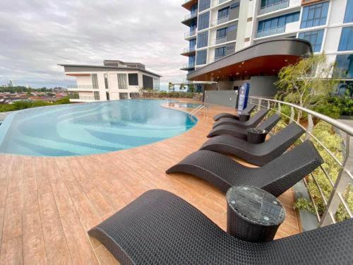Sibu Apartamento | Hanns&FreeWiFi&Washer&Parking &Pool&Sauna&Sunshine Comfort Homstay2