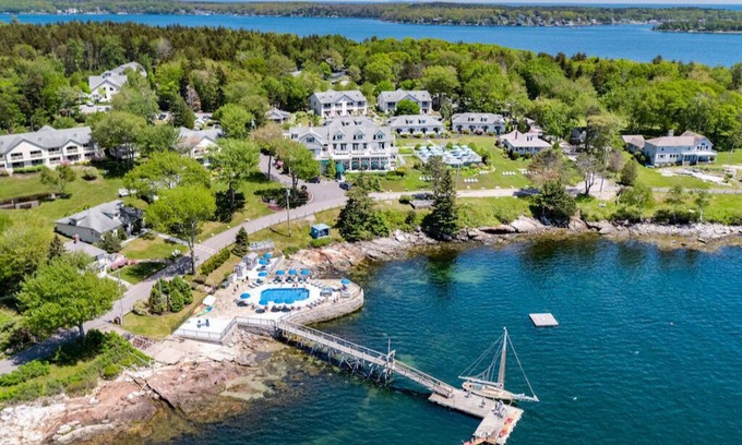 Boothbay Harbor Apartamento | Harborview Suite | Private Deck | No Hidden Fees