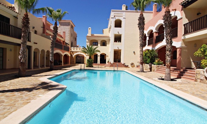Villaricos Apartamento | Harbour Lights Duplex - 200m from beach, WiFi, Terrace