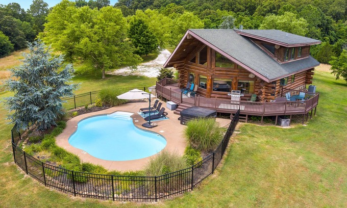 Springdale Casa | Hardwood Chalet-Pool, Hot tub, fireplace