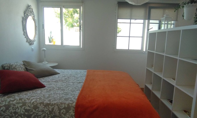 Caleta de Fuste Casa | Apto tipo loft, terraza vistas al mar, piscina comunitaria, wifi/parking free