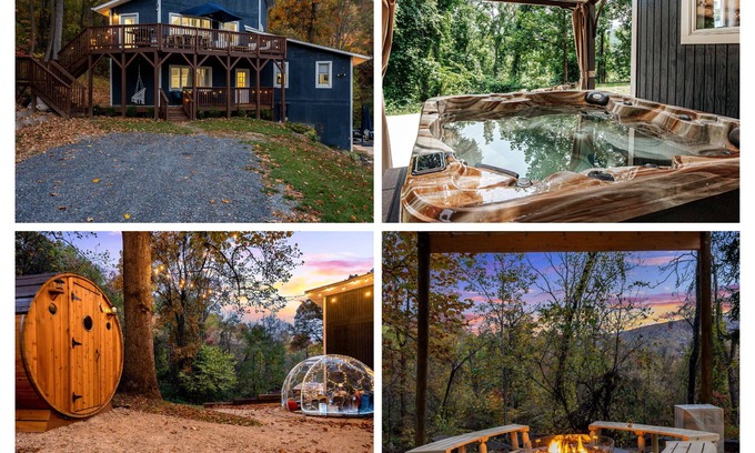 Front Royal Casa | Harmony Ridge Hideaway: 10 acre mountain retreat w/hot tub and sauna