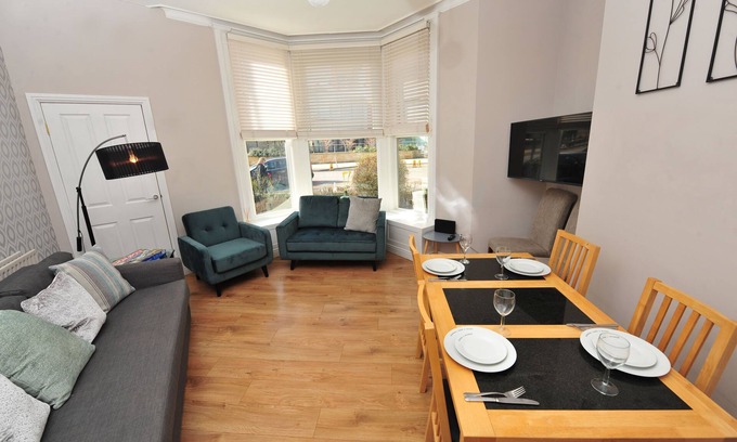 Harrogate City Centre Apartamento | Fresa Apartamento 1 - 3 dormitorios dobles frente al centro de conferencias