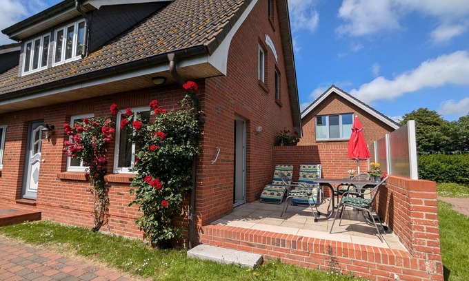 Alkersum Apartamento | Haus Friesenglück, Whg. Silbermöve
