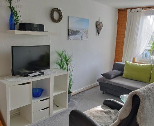 Dahme Apartamento | Haus Sandra Fewo 4, 2 Einzelbetten u Schlafcouch