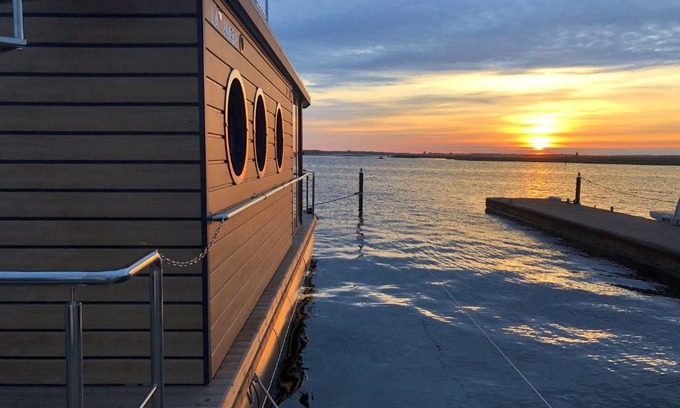Wendtorf Alquiler De Eote | Hausboot Fjord Luna mit Biosauna in Wendtorf