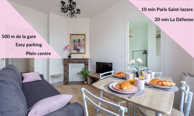 Argenteuil Apartamento | Haussmannian charm 10 minutes Paris