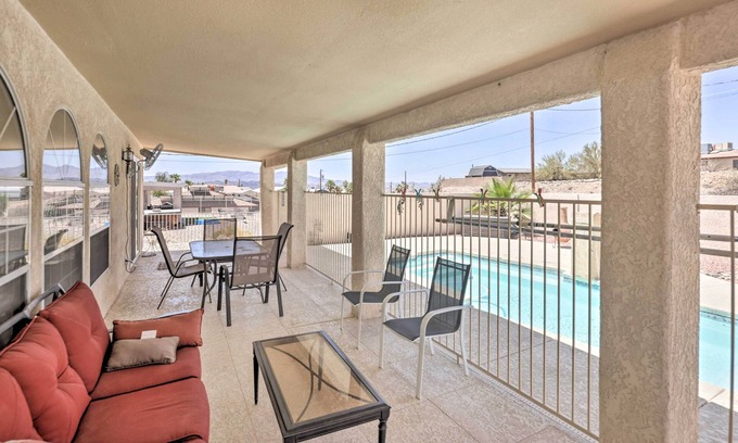 Lake Havasu City Cabaña | Havasu Home w/ Private Pool: 3 Mi to London Bridge