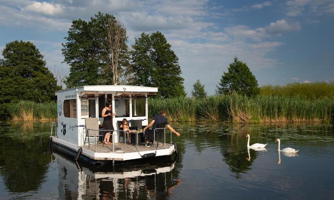 Brandenburg an der Havel Alquiler De Eote | Havel Cruiser - Hausboot-Flöße mit Stil