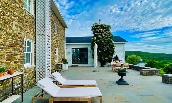 Cooperstown - Otsego Lake Casa | Hawk Field House - inground pool - breath taking country views