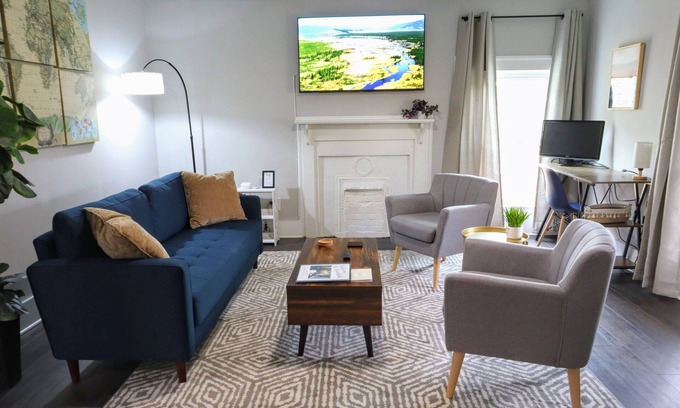 Fountain Inn Casa | Heart of Fountain Inn: 2BR Gem