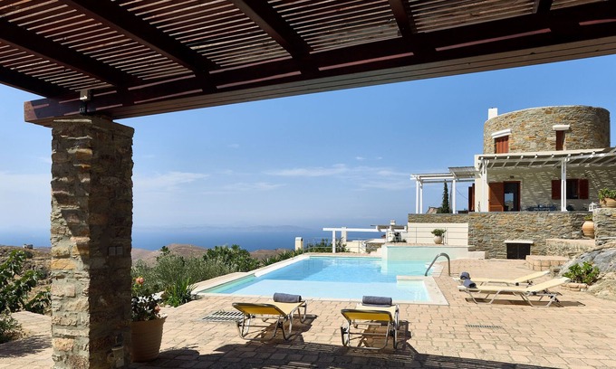 Kea Casa | Hearty Pool - Comfortable Accommodation with Pool and Sea Views