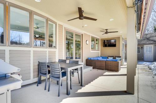 Ludlow Casa | Heated Saltwater Pool Riverfront Home in Ludlow