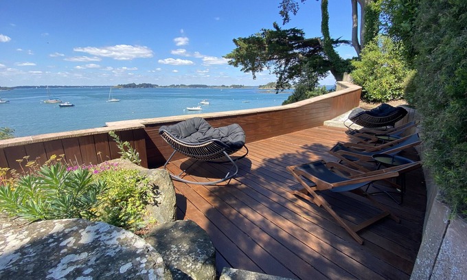 Sarzeau Villa | "Puerta del cielo", villa excepcional pies en el agua, acceso directo al mar