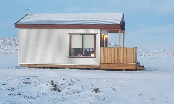 Hella Cabina | Hekla Cabin 2 Volcano and Glacier View