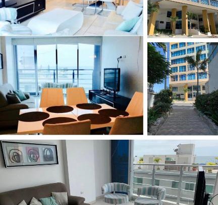 Salinas Apartamento | Hermoso Departamento Amueblado frente al mar